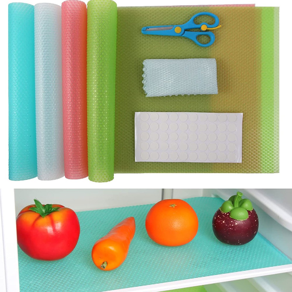 Refrigerator Liners for Shelves and Drawers