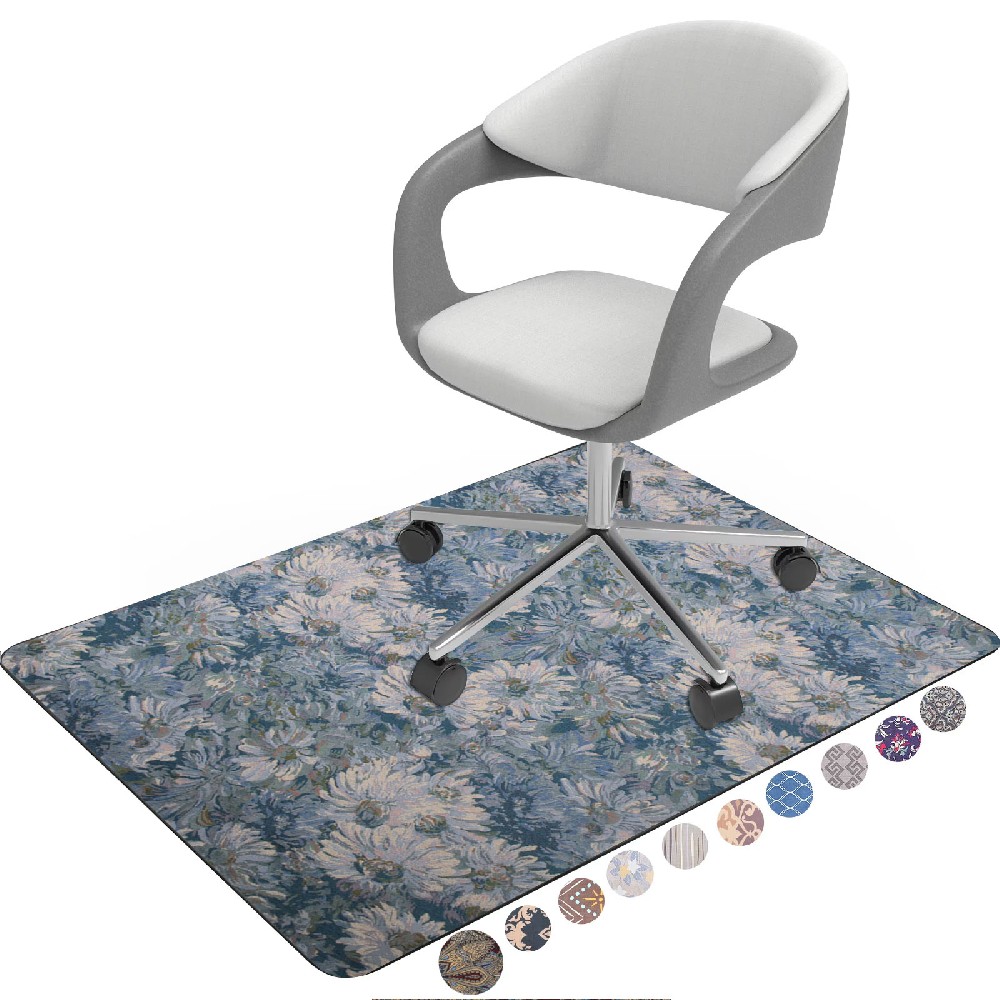 Protector Fabric Chair Mat for carpet or hard Floor