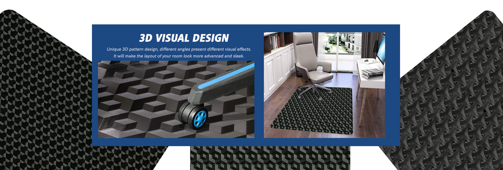 3D Pattern Chair Mat