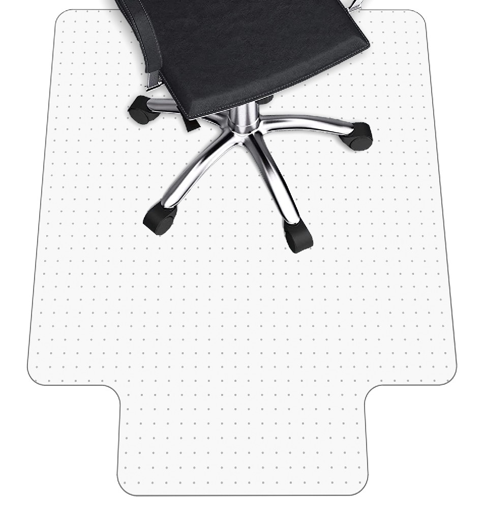PET Chair Mats for Carpeted Floor Protector Clear Office Mats