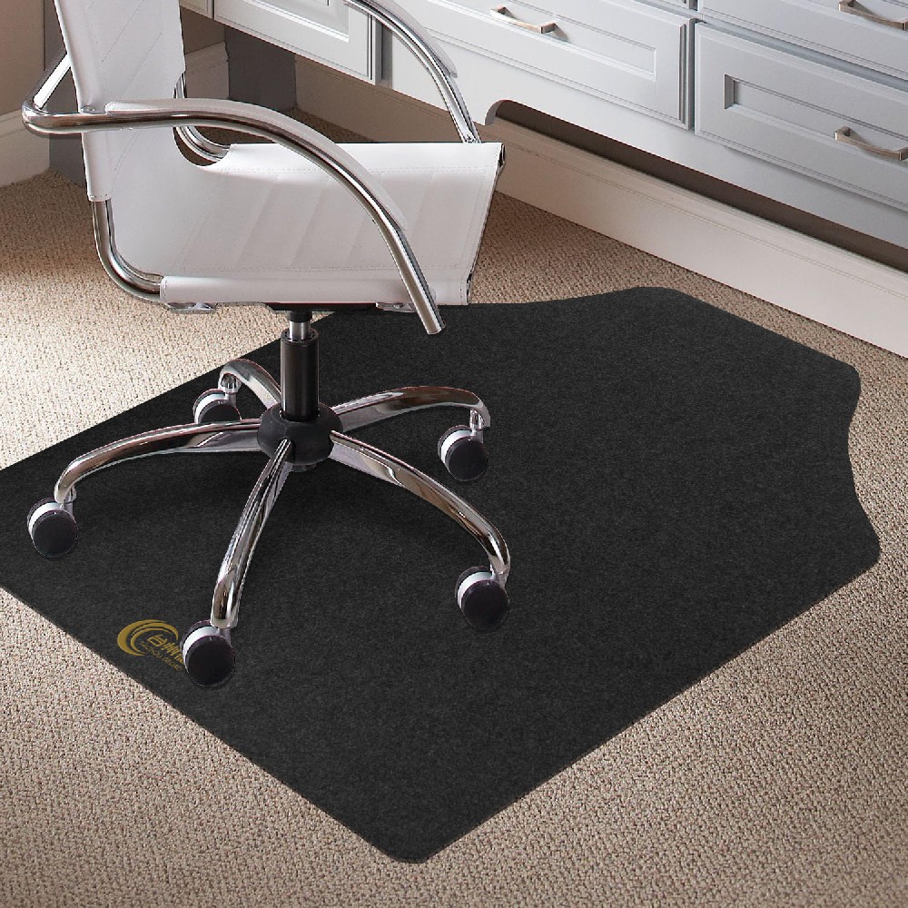Protector Mat for Chairs Under Desks, Rectangular with Lip