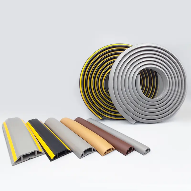 Floor Cord Cover Self Adhesive Cord Hider, Cable Management