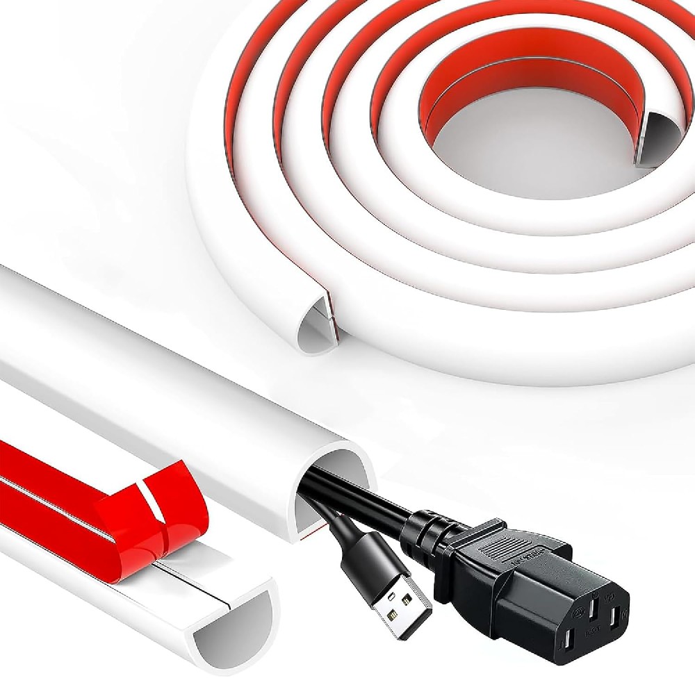 Self-Adhesive Wire Cover Raceway for Walls