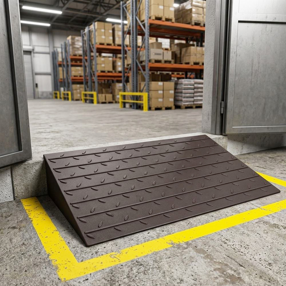 3 Channels Cord Cover Rubber Solid Threshold Ramp