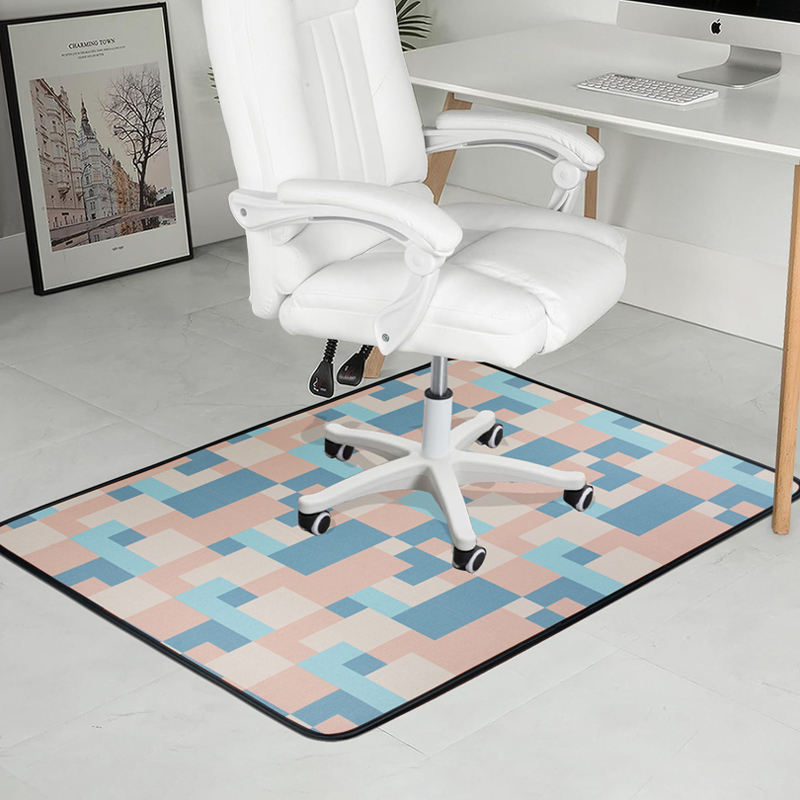 Tri-Fold Foldable Chair Mat for Hardwood